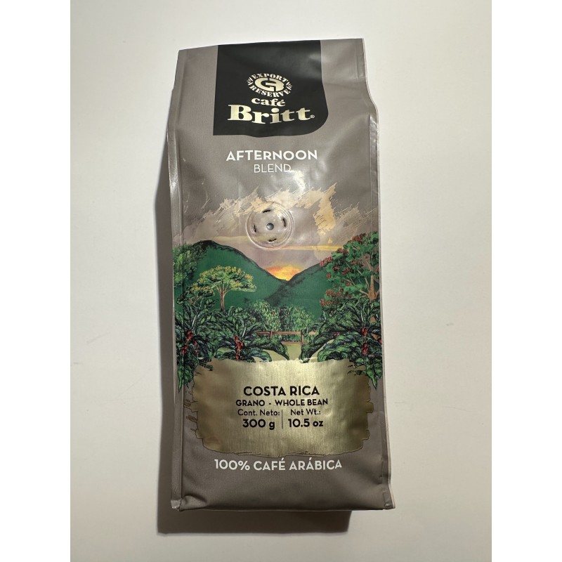 COSTA RICAN AFTERNOON BLEND COFFEE, WHOLE BEAN 300g COSTA RICAN AFTERNOON BLEND COFFEE, WHOLE BEAN 300g